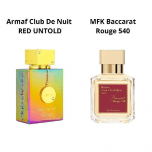 Club de nuit untold edp 105ml clone mfk baccarat rouge 540