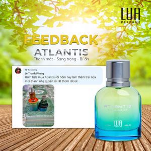 Nước hoa nam Atlantis LUA Perfume EDP feedback