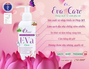 Dung Dịch Vệ Sinh Phụ Nữ Eva Care 200ml