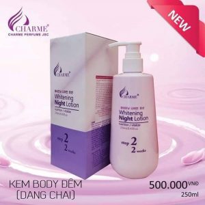 Kem Dưỡng Da Body Đêm Charme Whitening Night Lotion