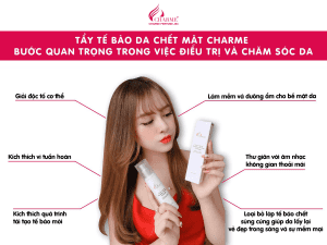 Tẩy Tế Bào Chết Da Mặt Charme Resurface Peeling Hàn Quốc 45ml