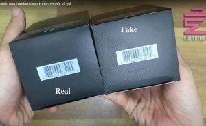 Đít hộp nước hoa nam Tom Ford Ombre Leather real và fake