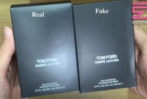 Hộp nước hoa nam Tom Ford Ombre Leather real và fake