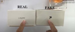 Nắp hộp Tester Lancome La Vie Est Belle real - fake