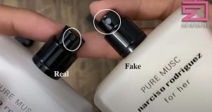 Ti xịt nước hoa Narciso Pure Musc real và fake