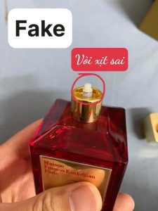 Vòi xịt MFK Baccarat Rouge 540 Đỏ hàng giả - hàng fake