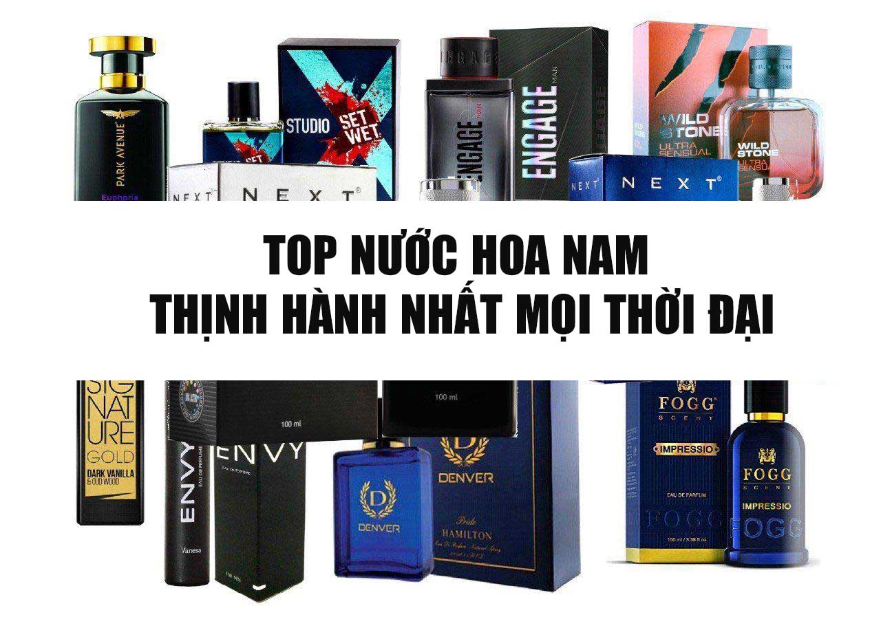 Top nước hoa nam thịnh hành