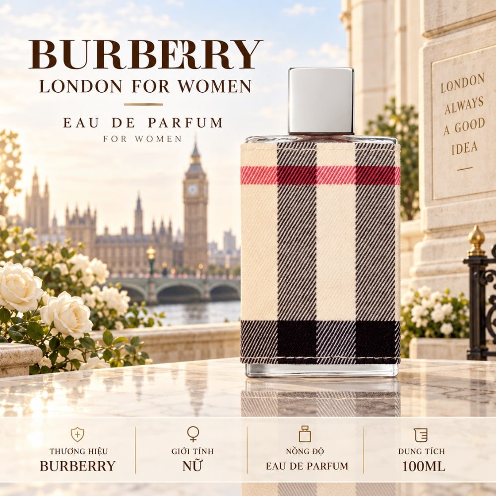 Burberry London For Women EDP 23 Authentic Perfume Burberry London For Women EDP _ Tiến Perfume