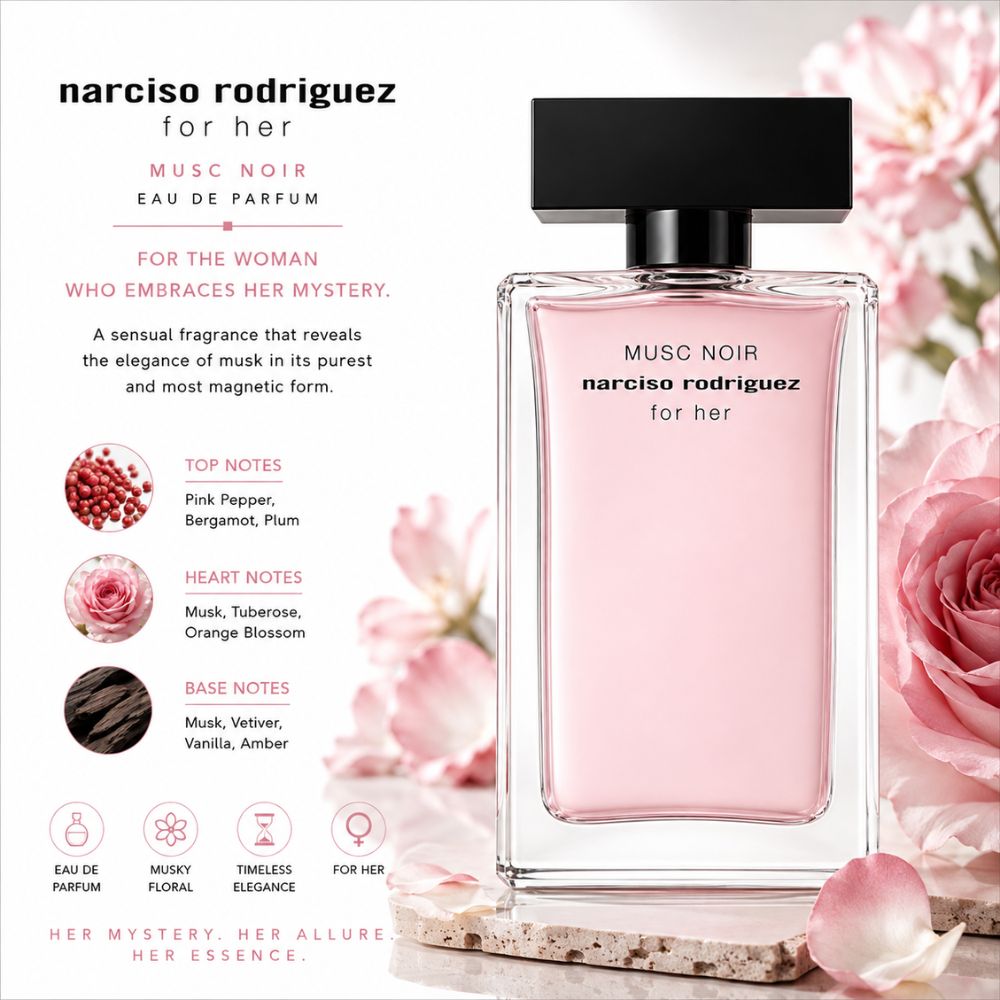 Narciso Rodriguez Musc Noir For Her EDP 100ml 29 Authentic Perfume Narciso Musc Noir EDP _ Tiến Perfume