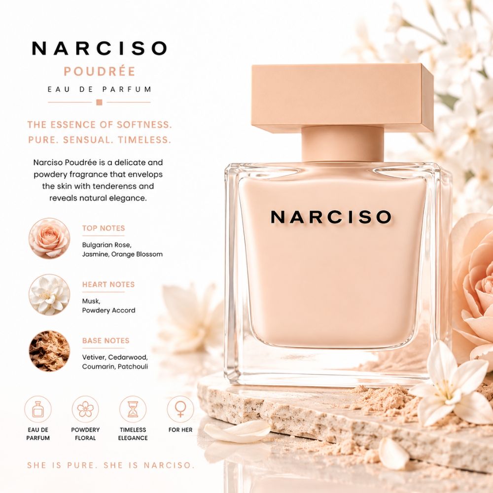 Narciso Rodriguez Poudree EDP 90ml 34 Authentic Perfume Narciso Poudree EDP _ Tiến Perfume