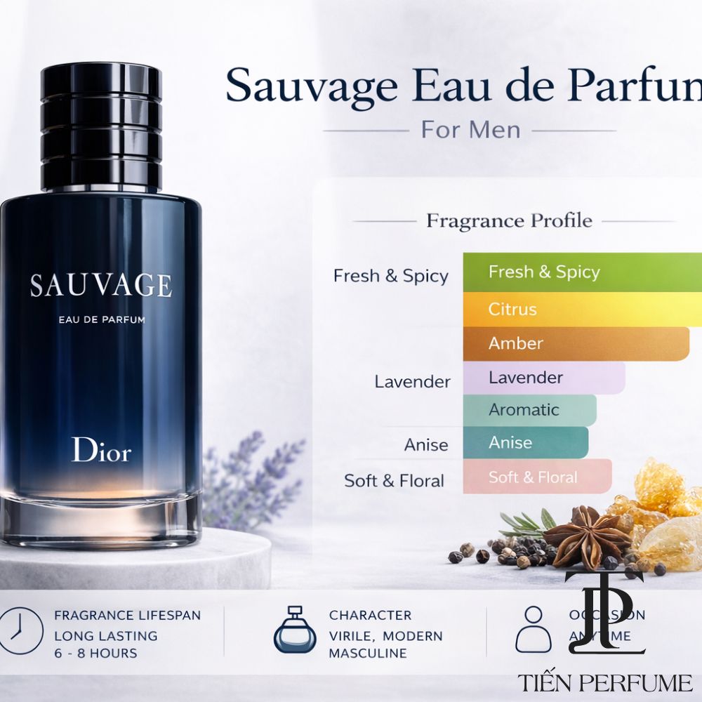 Dior Sauvage EDP 100ml 39 Tầng hương Dior Sauvage EDP 100ml _ Dior Sauvage EDP _ Tiến Perfume