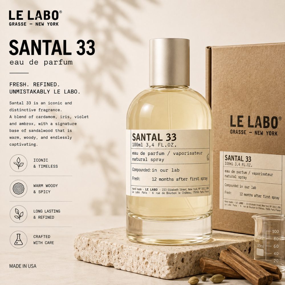 Le Labo Santal 33 EDP 100ml 50 Authentic Perfume Le Labo Santal 33 _ Tiến Perfume