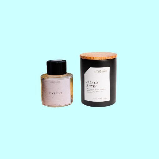 #1 Combo 1 Nến Thơm Black Rose + 1 Diffuser Coco 50ml | Tiến Perfume