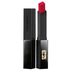 Son YSL Slim Velvet 21 Rouge Paradoxe Bản Vỏ Đen Màu Đỏ Ruby