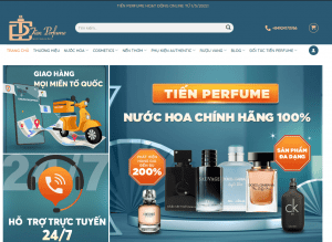 thương hiệu Tiến Perfume website