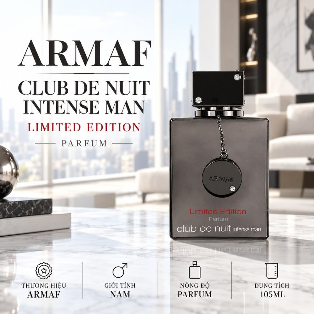 Club de nuit Limited Parfum intense 105ml 24 Authentic Perfume Armaf Club de Nuit Intense Man Limited Edition _ Tiến Perfume