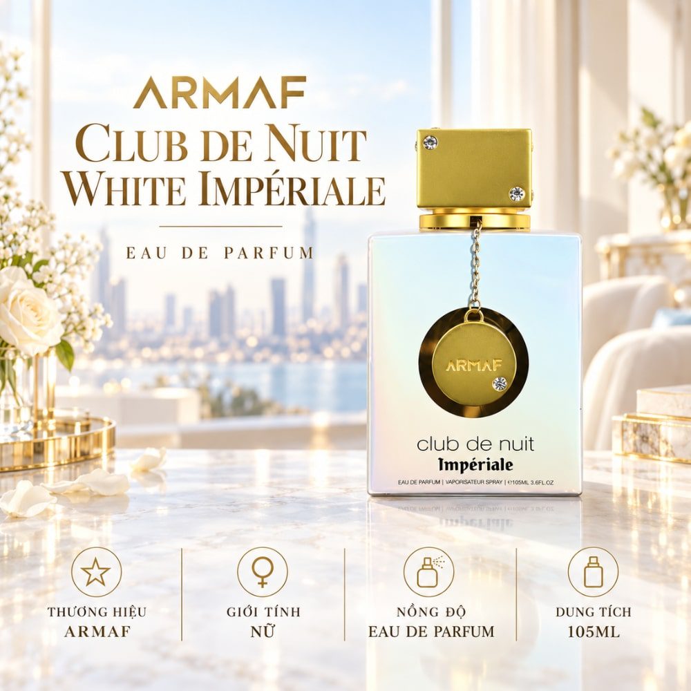 Club de Nuit White Imperial EDP 105ml 24 Authentic Perfume Armaf Club de Nuit White Imperial EDP _ Tiến Perfume