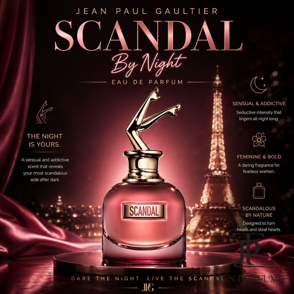 Jean Paul Gaultier Scandal By Night EDP Intense 80ml 17 Authentic Perfume Jean Paul Gaultier Scandal By Night EDP Intense 80ml (Scandal By Night nữ) _ Tiến Perfume