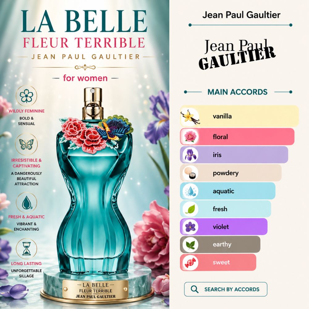 Jean Paul Gaultier La Belle Fleur Terrible EDP 19 Mùi hương Nước hoa Jean Paul Gaultier La Belle Fleur Terrible _ Tiến Perfume