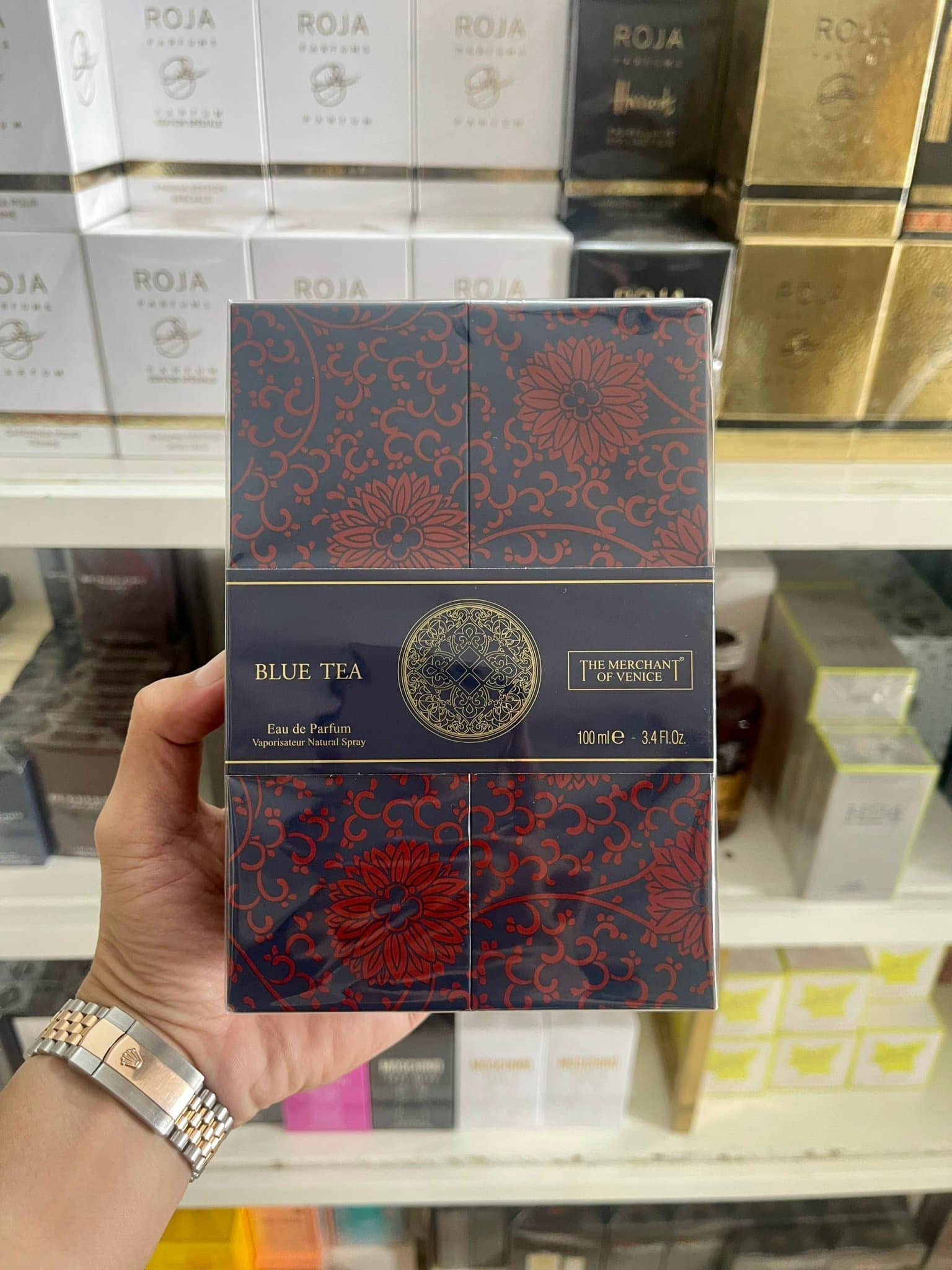 Nước hoa The Merchant Of Venice Blue Tea EDP 100ml ảnh thật Nước hoa The Merchant Of Venice Blue Tea EDP 100ml ảnh thật