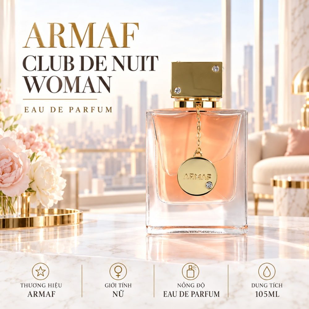 Club de Nuit Woman EDP 105ml 23 Authentic Perfume Armaf Club de nuit Woman _ Tiến Perfume