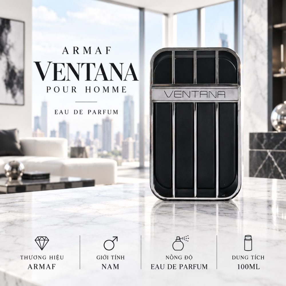 Armaf Ventana Pour Homme EDP 23 Authentic Perfume Armaf Ventana Pour Homme _ Tiến Perfume