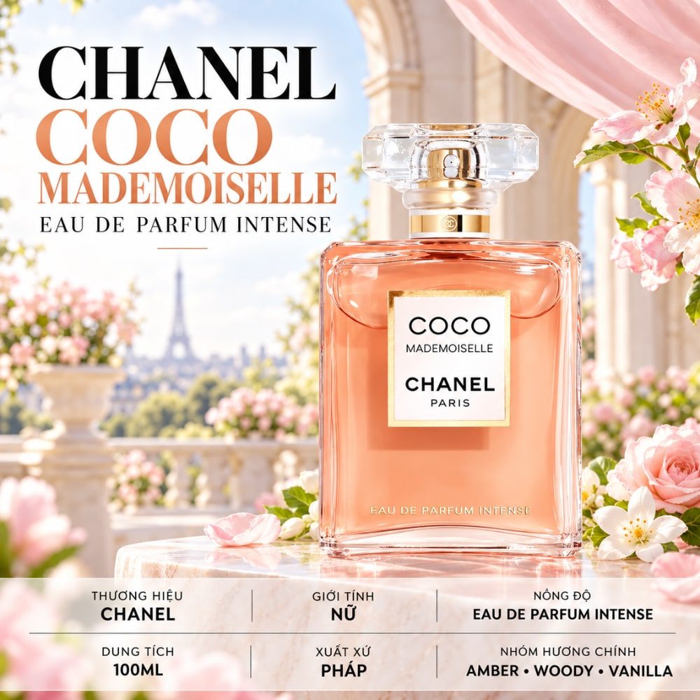 Authentic Perfume Chanel Coco Mademoiselle EDP Intense _ Tiến Perfume Authentic Perfume Chanel Coco Mademoiselle EDP Intense _ Tiến Perfume