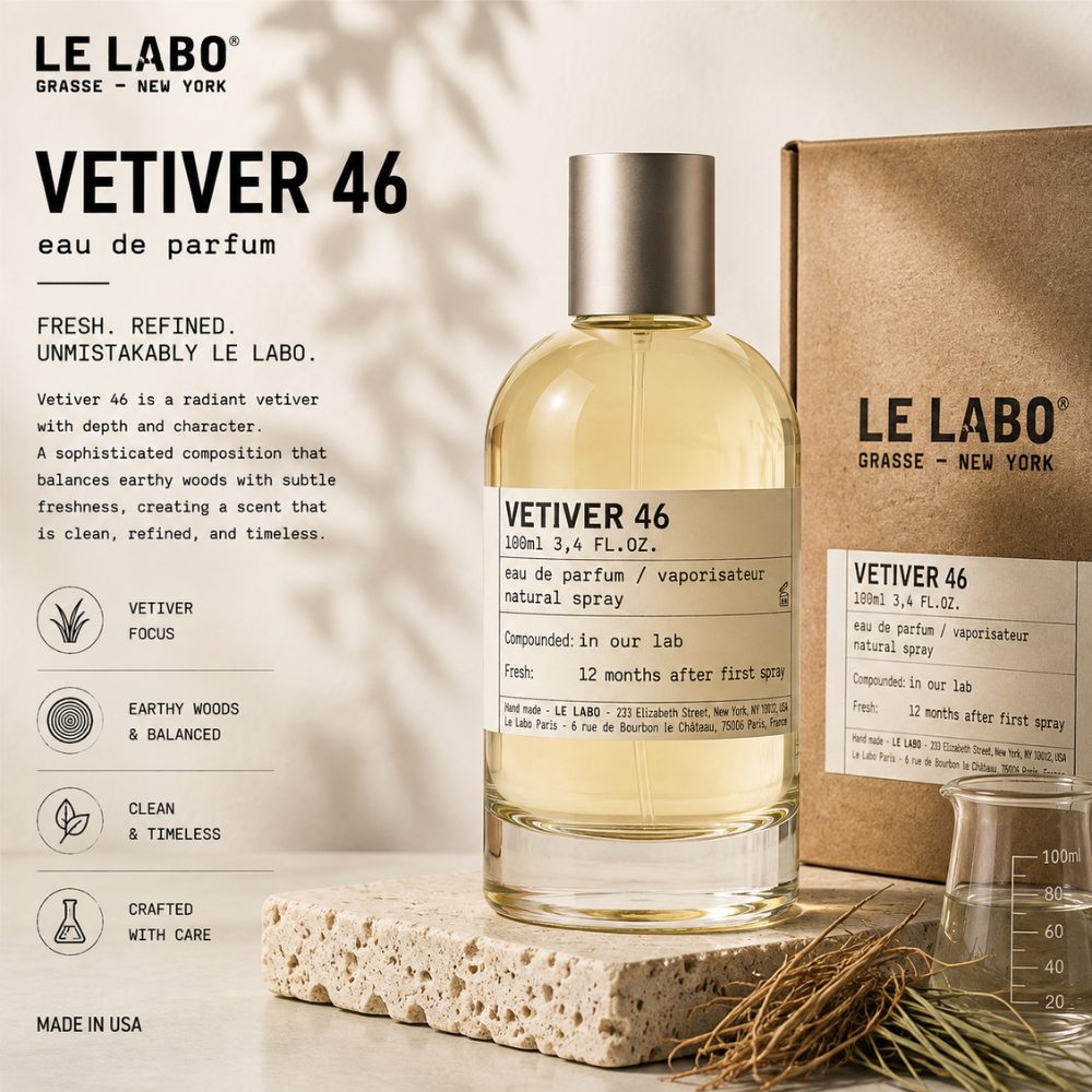 Le labo Vetiver 46 EDP 100ml 27 Authentic Perfume Le labo Vetiver 46 _ Tiến Perfume
