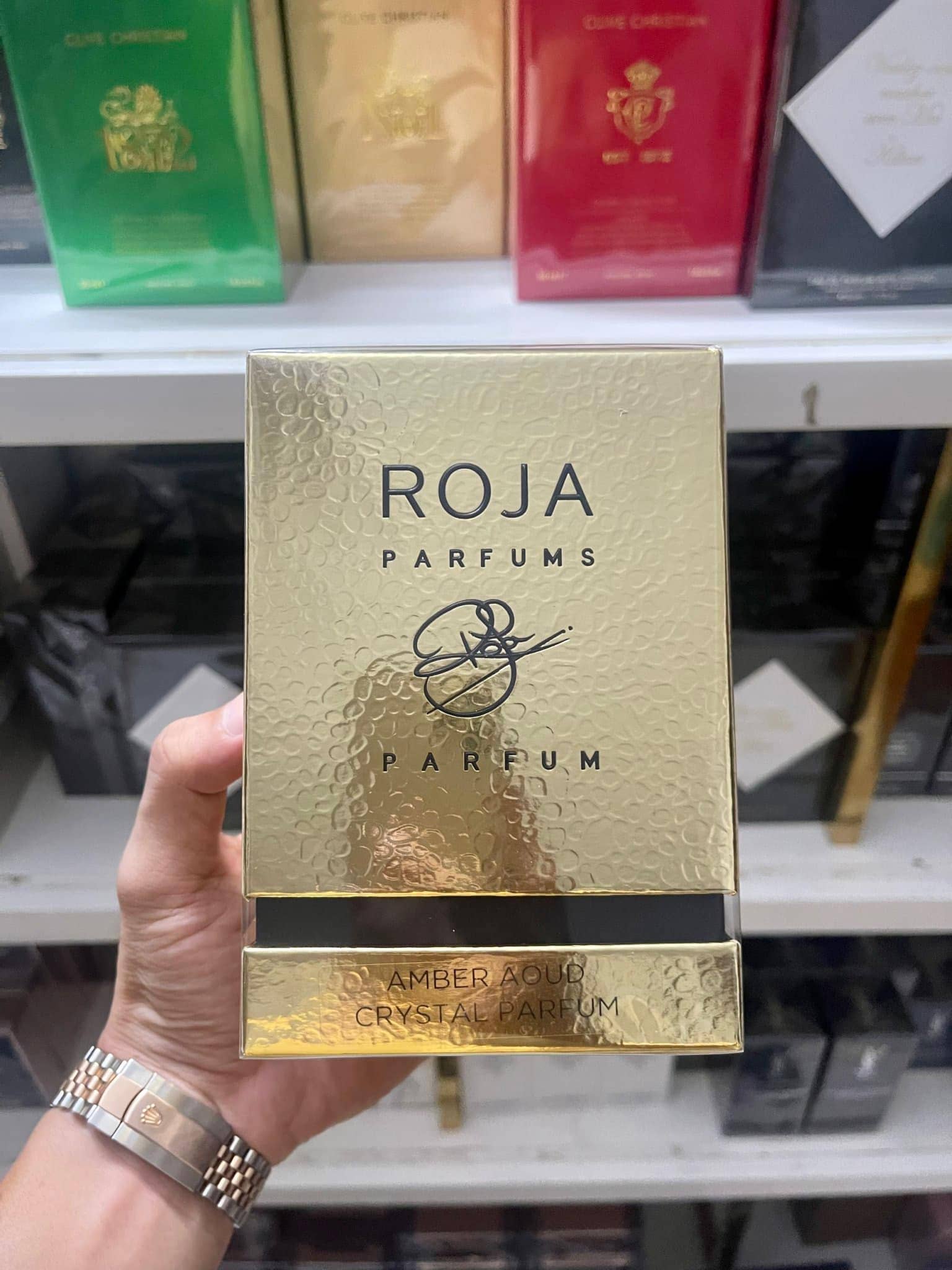 Nước hoa Roja Parfums Amber Aoud Crystal Parfum 100ml ảnh thật