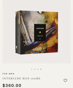 Nước hoa nam Amouage Interlude Man EDP 100ml 2023 sang trọng