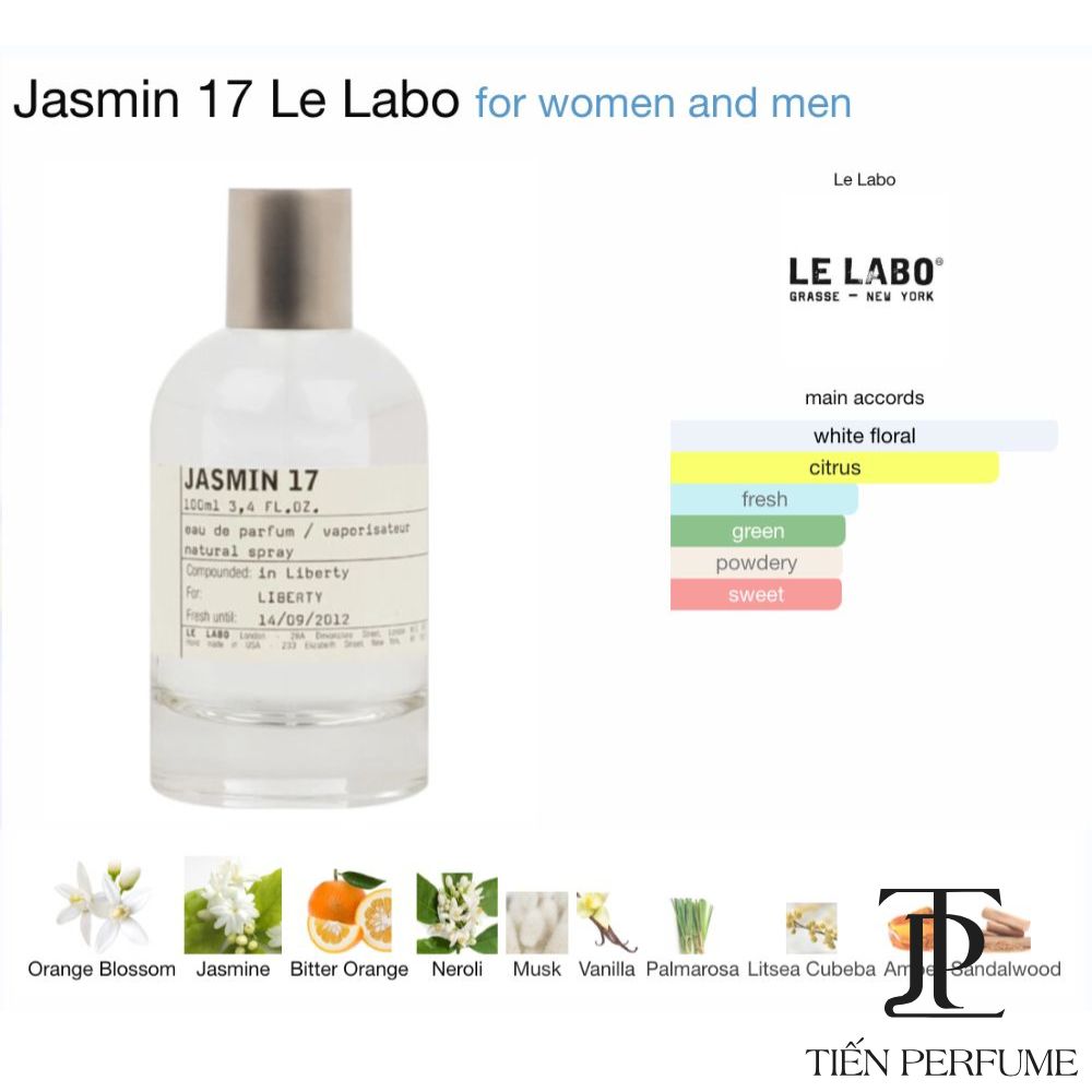Le Labo Jasmine 17 EDP 100ml 7 Nước hoa unisex Labo Jasmin 17 EDP _ Tiến Perfume