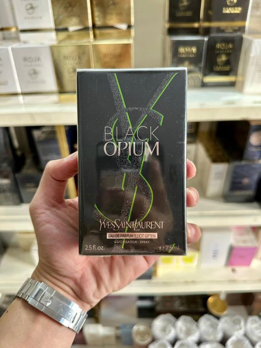 YSL Black Opium Illicit Green EDP 75ml ảnh thật