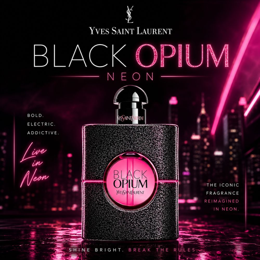 Yves Saint Laurent Black Opium Neon EDP 24 Authentic Perfume Black Opium Neon Yves Saint Laurent _ Tiến Perfume