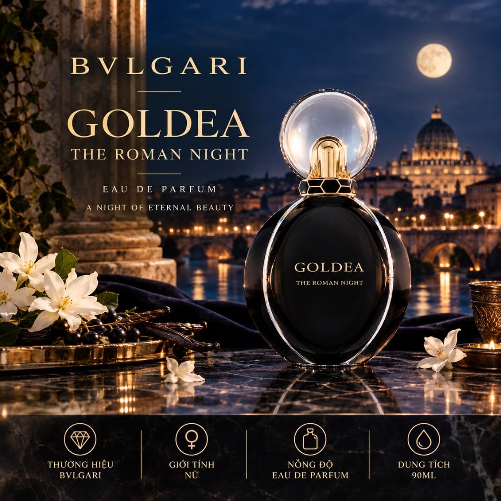Bvlgari Goldea The Roman Night EDP 23 Authentic Perfume Bvlgari Goldea The Roman Night EDP _ Tiến Perfume
