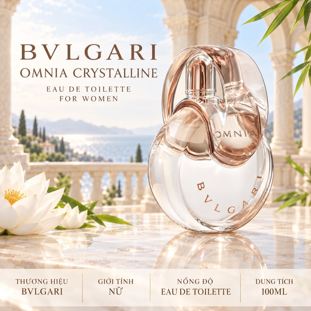 Bvlgari Omnia Crystalline EDT 32 Authentic Perfume Bvlgari Omnia Crystalline EDT _ Tiến Perfume
