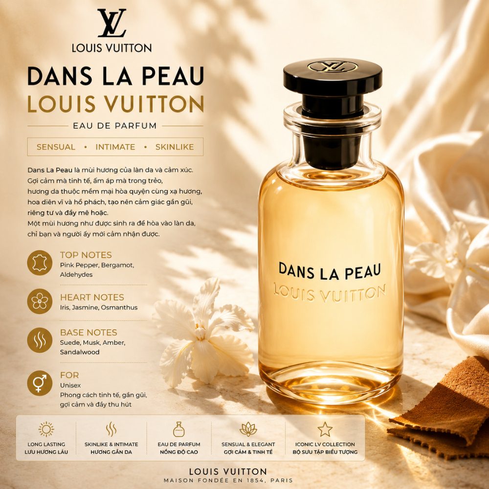 Louis Vuitton Dans La Peau EDP 9 Authentic Perfume Louis Vuitton Dans La Peau _ Tiến Perfume