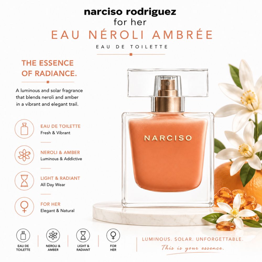 Narciso Eau Neroli Ambrée EDT 90ml 30 Authentic Perfume Narciso Eau Néroli Ambrée EDT _ Tiến Perfume