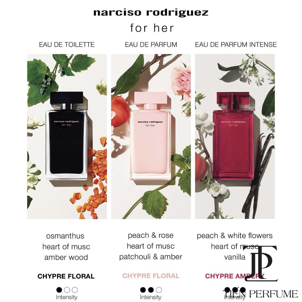 Narciso Rodriguez For Her EDP 100ml 34 Authentic Perfume Narciso For Her EDP 100ml _ Narciso Hồng nhạt cao _ Tiến Perfume