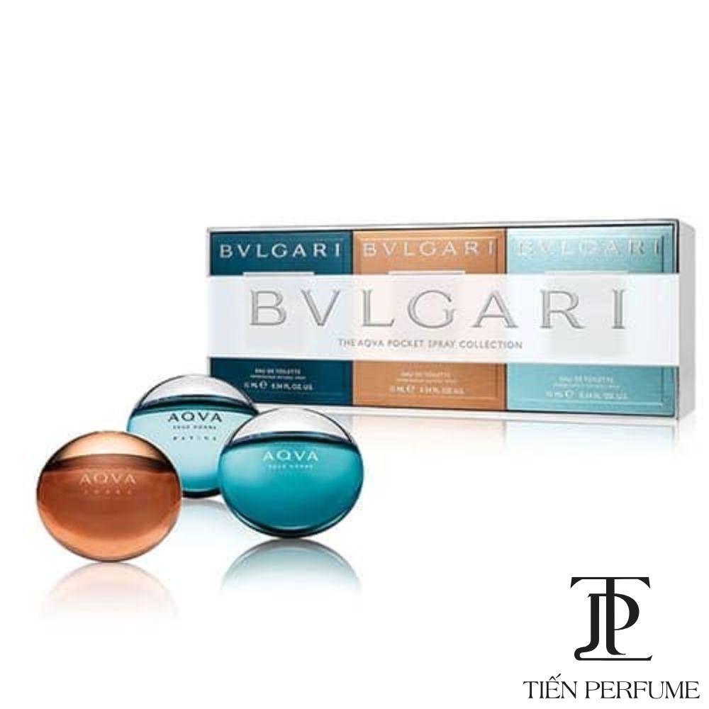Gift Set Bvlgari Aqva Pocket Collection 15ml 1 Gift Set Bvlgari Aqva Pocket Collection 15ml Tiến Perfume