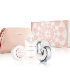 Gift Set Bvlgari Omnia Crystalline EDT 65ml 4pcs