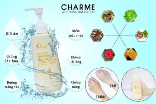 Kem Boby nữ Ban Ngày Charme Whitening Day Lotion