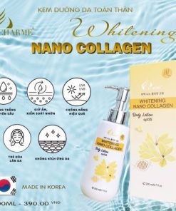 Kem Body Charme Whitening Nano Collagen dưỡng trắng da