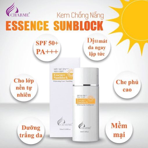 Kem Chống Nắng Charme Essence SunBlock Hàn Quốc 50ml