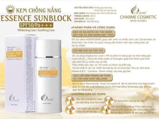 Kem Chống Nắng Charme SunBlock Hàn Quốc chính hãng