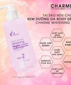 Kem Dưỡng Da Thoa Body Đêm Charme Whitening Night Lotion