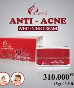 Kem Trị Mụn Hàn Quốc - Hết Mụn, giảm thâm Charme Anti – Acne Whitening Cream