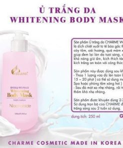 Kem Ủ Trắng Da Charme Whitening Body Mask 250ml