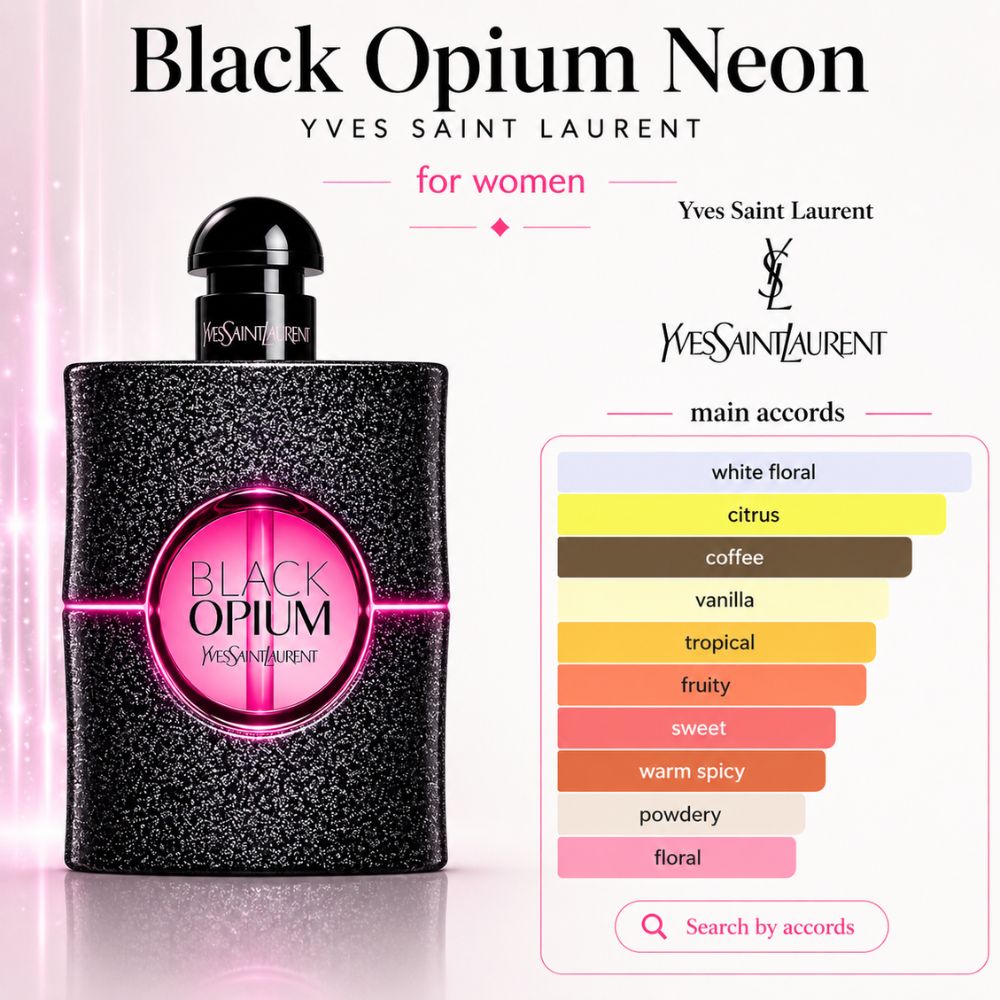 Mùi hương Nước hoa Black Opium Neon Yves Saint Laurent _ Tiến Perfume Mùi hương Nước hoa Black Opium Neon Yves Saint Laurent _ Tiến Perfume