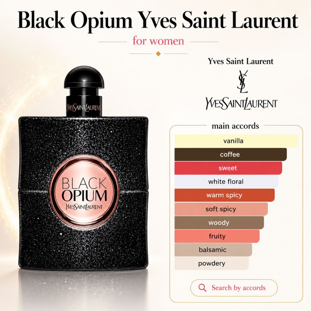 Yves Saint Laurent Black Opium EDP 26 Mùi hương Nước hoa Black Opium Yves Saint Laurent _ Tiến Perfume