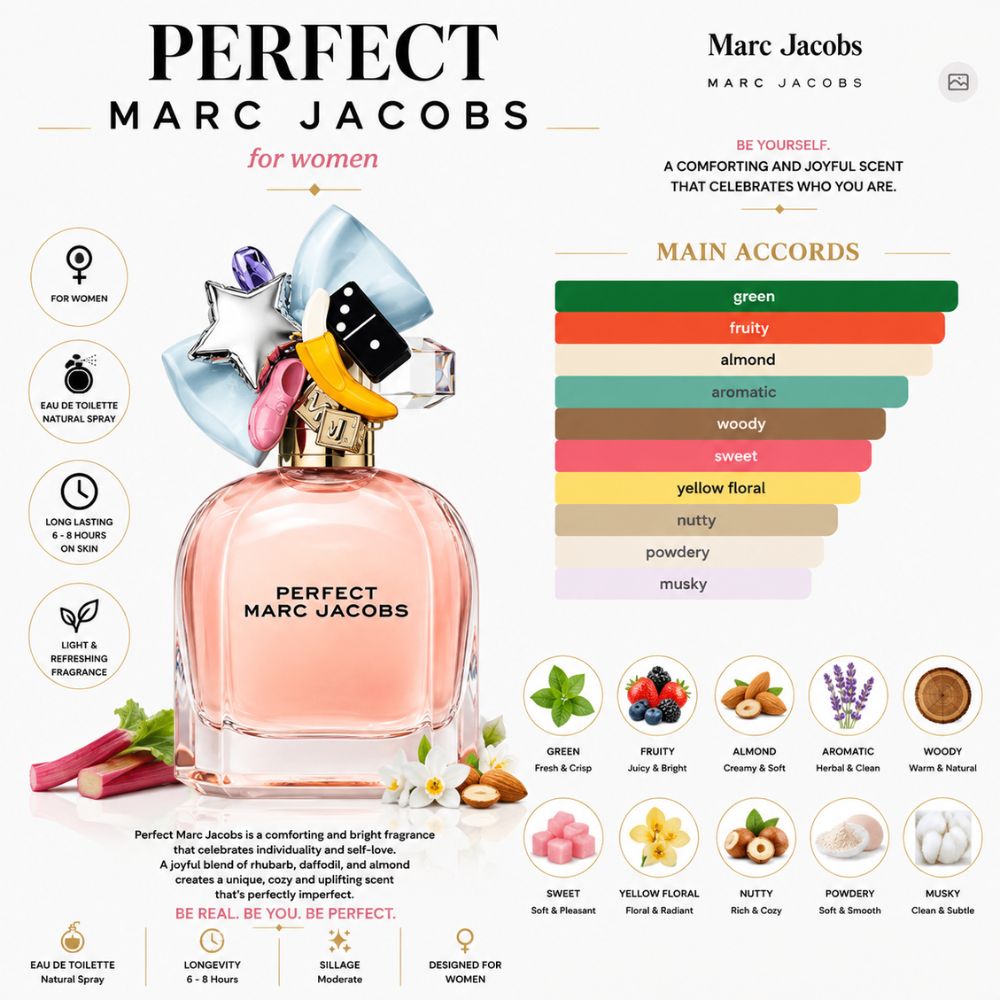 Marc Jacobs Perfect EDP 100ml 25 Mùi hương Nước hoa Marc Jacobs Perfect EDP _ Tiến Perfume